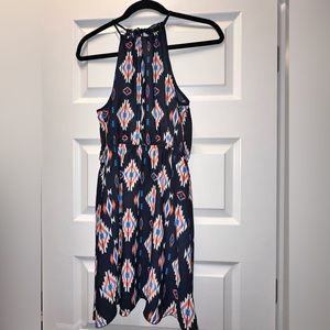 Forever 21 open-back geometric pattern dress